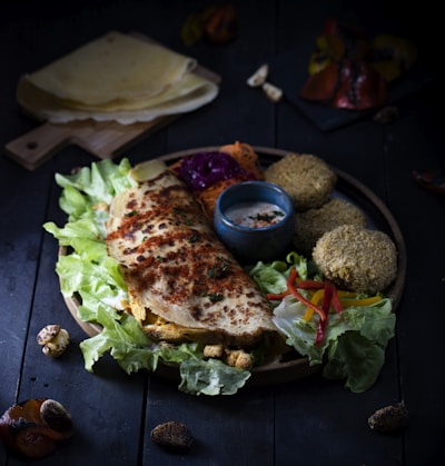 Chicken shawarma wrap